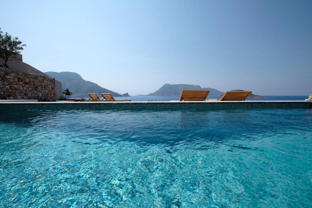 K-2 The Ultimate Villa With Private Pool And Beach Kalymnos Κάλυμνος Εξωτερικό φωτογραφία